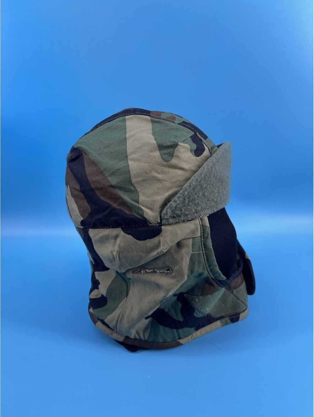US Military Woodland Cold Weather Helmet Liner Cap Size 6 1/2 Camouflage